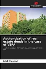 Authentication of real estate deeds in the case of VEFA