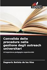 Convalida delle procedure nella gestione degli outreach universitari