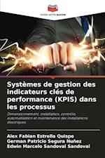 Systèmes de gestion des indicateurs clés de performance (KPIS) dans les processus