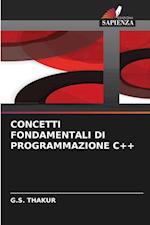 CONCETTI FONDAMENTALI DI PROGRAMMAZIONE C++