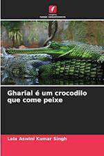Gharial é um crocodilo que come peixe