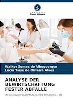 Analyse Der Bewirtschaftung Fester Abfälle