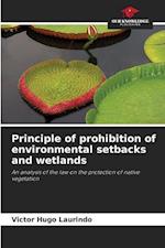 Principle of prohibition of environmental setbacks and wetlands