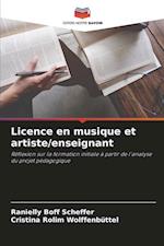 Licence en musique et artiste/enseignant