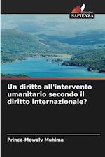 Un diritto all'intervento umanitario secondo il diritto internazionale?