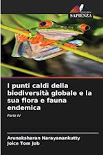 I punti caldi della biodiversità globale e la sua flora e fauna endemica