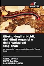 Effetto degli erbicidi, dei rifiuti organici e delle variazioni stagionali