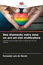 Des diamants noirs sous un arc-en-ciel multicolore