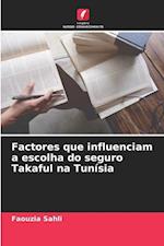 Factores que influenciam a escolha do seguro Takaful na Tunísia