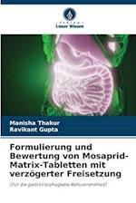 Formulierung und Bewertung von Mosaprid-Matrix-Tabletten mit verzögerter Freisetzung