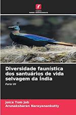 Diversidade faunística dos santuários de vida selvagem da Índia