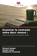 Examiner le contraste entre deux romans :