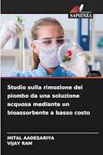 Studio sulla rimozione del piombo da una soluzione acquosa mediante un bioassorbente a basso costo