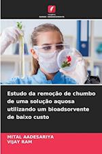 Estudo da remoção de chumbo de uma solução aquosa utilizando um bioadsorvente de baixo custo