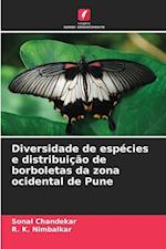 Diversidade de espécies e distribuição de borboletas da zona ocidental de Pune