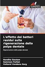 L'effetto dei batteri residui sulla rigenerazione della polpa dentale