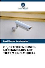 OBJEKTERKENNUNGS-MECHANISMUS MIT TIEFEM CNN-MODELL