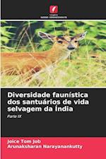 Diversidade faunística dos santuários de vida selvagem da Índia