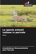 Le specie animali indiane in pericolo