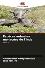 Espèces animales menacées de l'Inde