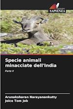 Specie animali minacciate dell'India