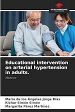 Educational intervention on arterial hypertension in adults. 