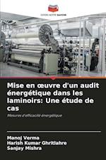 Mise en ¿uvre d'un audit énergétique dans les laminoirs: Une étude de cas