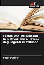 Fattori che influenzano la motivazione al lavoro degli agenti di sviluppo