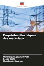 Propriétés électriques des matériaux