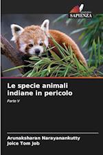 Le specie animali indiane in pericolo