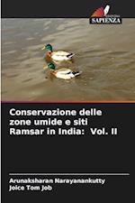 Conservazione delle zone umide e siti Ramsar in India: Vol. II