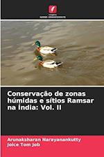 Conservação de zonas húmidas e sítios Ramsar na Índia: Vol. II
