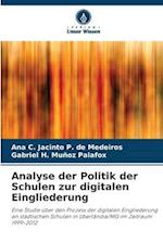 Analyse der Politik der Schulen zur digitalen Eingliederung