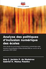 Analyse des politiques d'inclusion numérique des écoles