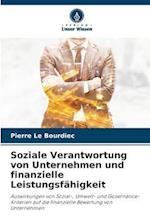 Soziale Verantwortung von Unternehmen und finanzielle Leistungsfähigkeit