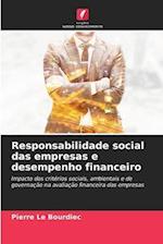 Responsabilidade social das empresas e desempenho financeiro