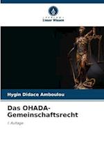 Das OHADA-Gemeinschaftsrecht