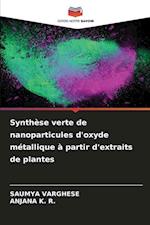 Synthèse verte de nanoparticules d'oxyde métallique à partir d'extraits de plantes
