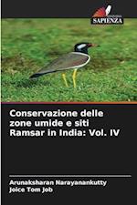 Conservazione delle zone umide e siti Ramsar in India: Vol. IV