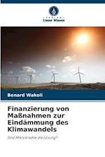 Finanzierung von Maßnahmen zur Eindämmung des Klimawandels