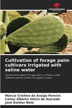 Cultivation of forage palm cultivars irrigated with saline water