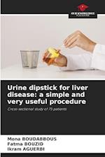 Urine dipstick for liver disease: a simple and very useful procedure 