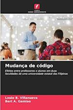 Mudança de código