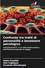 Confronto tra tratti di personalità e benessere psicologico