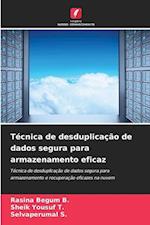 Técnica de desduplicação de dados segura para armazenamento eficaz