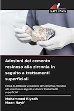 Adesioni del cemento resinoso alla zirconia in seguito a trattamenti superficiali