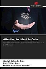 Attention to talent in Cuba 
