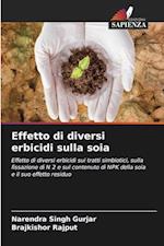 Effetto di diversi erbicidi sulla soia