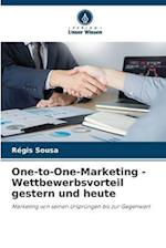 One-to-One-Marketing - Wettbewerbsvorteil gestern und heute