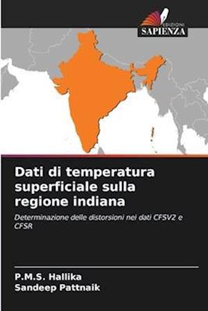 Dati di temperatura superficiale sulla regione indiana